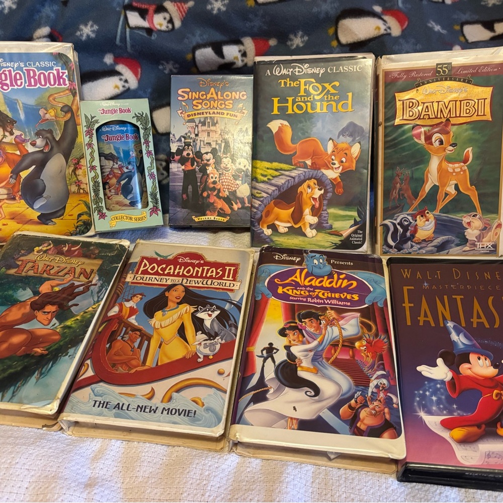 Disney VHS bundle